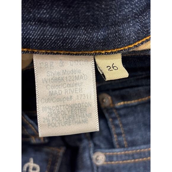 RAG & BONE 10” Ankle Skinny in Mad River Wash High Rise Skinny Ankle Jeans 26 - Picture 7 of 8